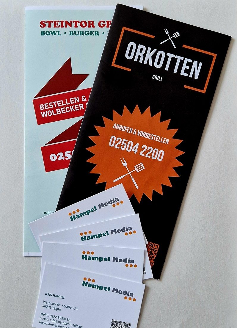 Marektingprodukte von Hampel Media Printprodukte mit Hampel Media
